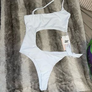 TigerMist White One Piece Swimsuit